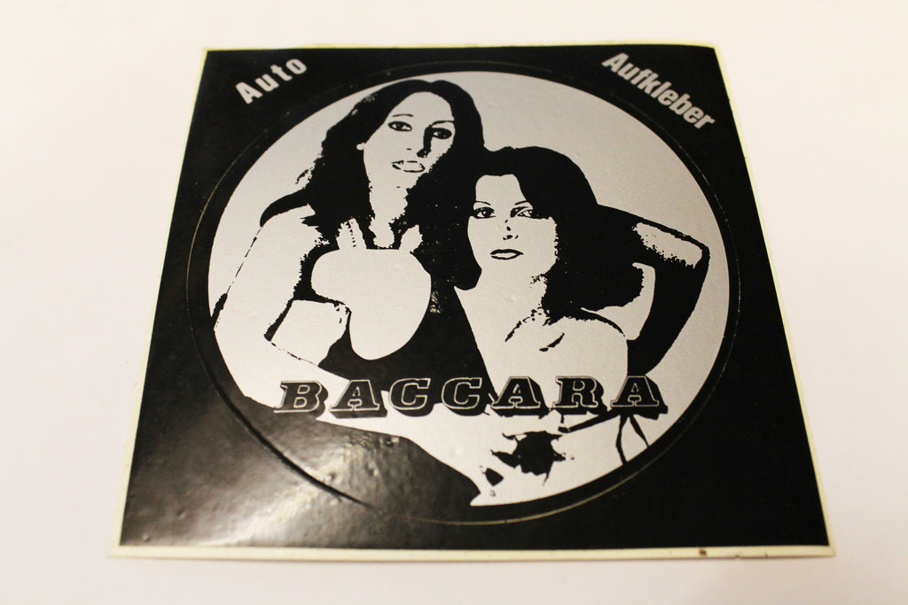 Baccara Vintage Sticker