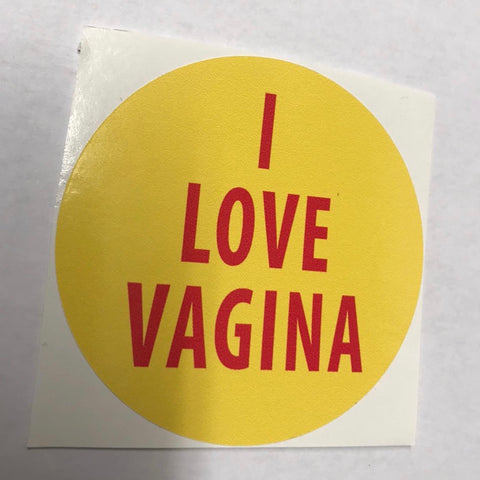 I Love V*gina Yellow