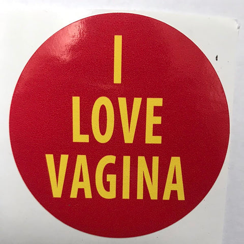I love v*gina red